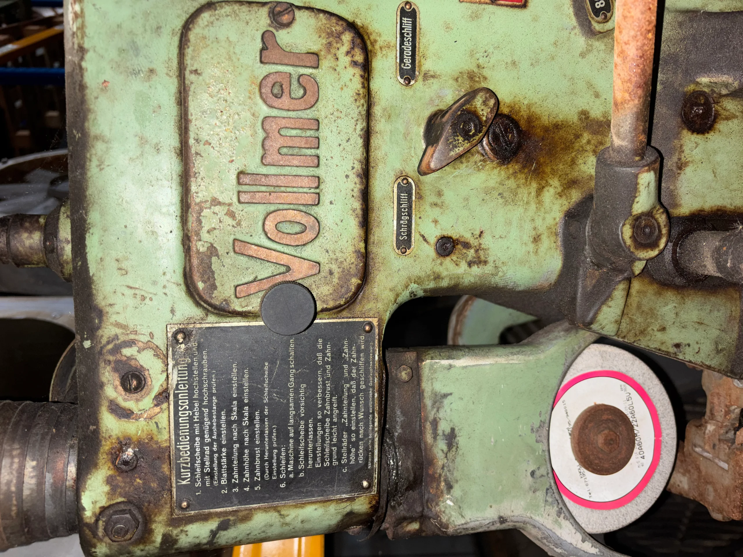 VOLLMER CANA/E Schärfmaschine - Bild 16